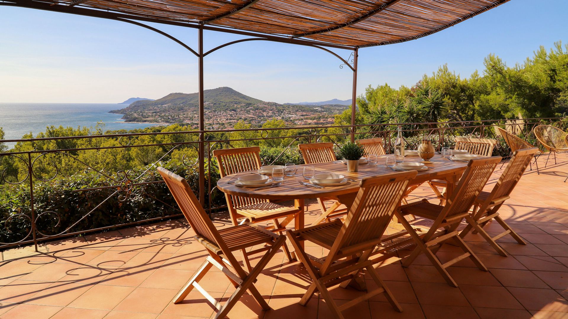 Terrasse panoramique de la Villa Terracotta